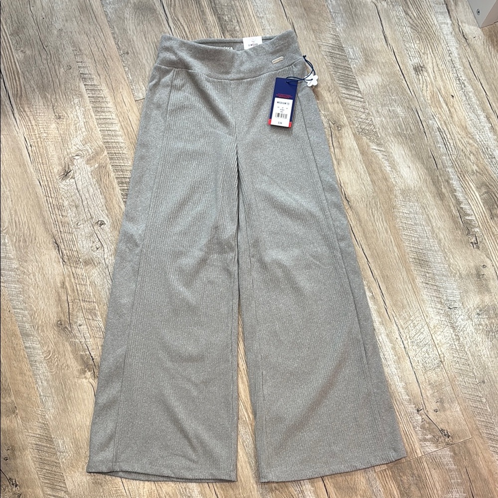 Gray Wide-Leg Pants